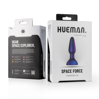 Hueman - Space Force Vibrerende Buttplug